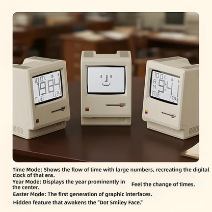 MiniMac™ Retro Alarm Clock