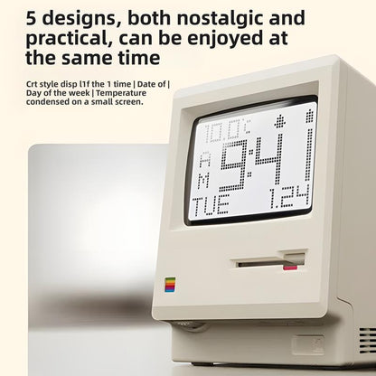 MiniMac™ Retro Alarm Clock