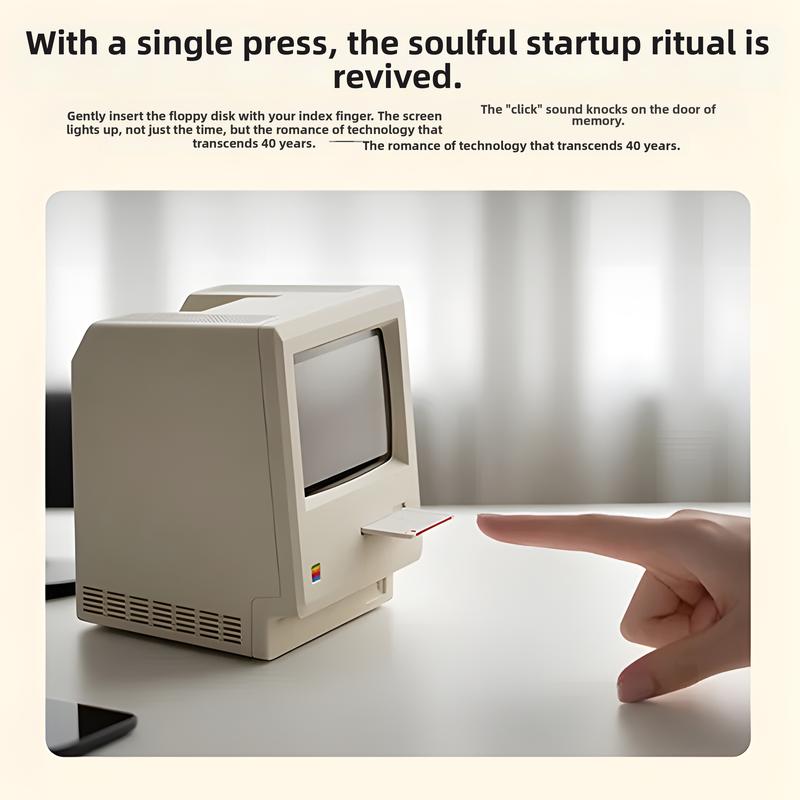 MiniMac™ Retro Alarm Clock